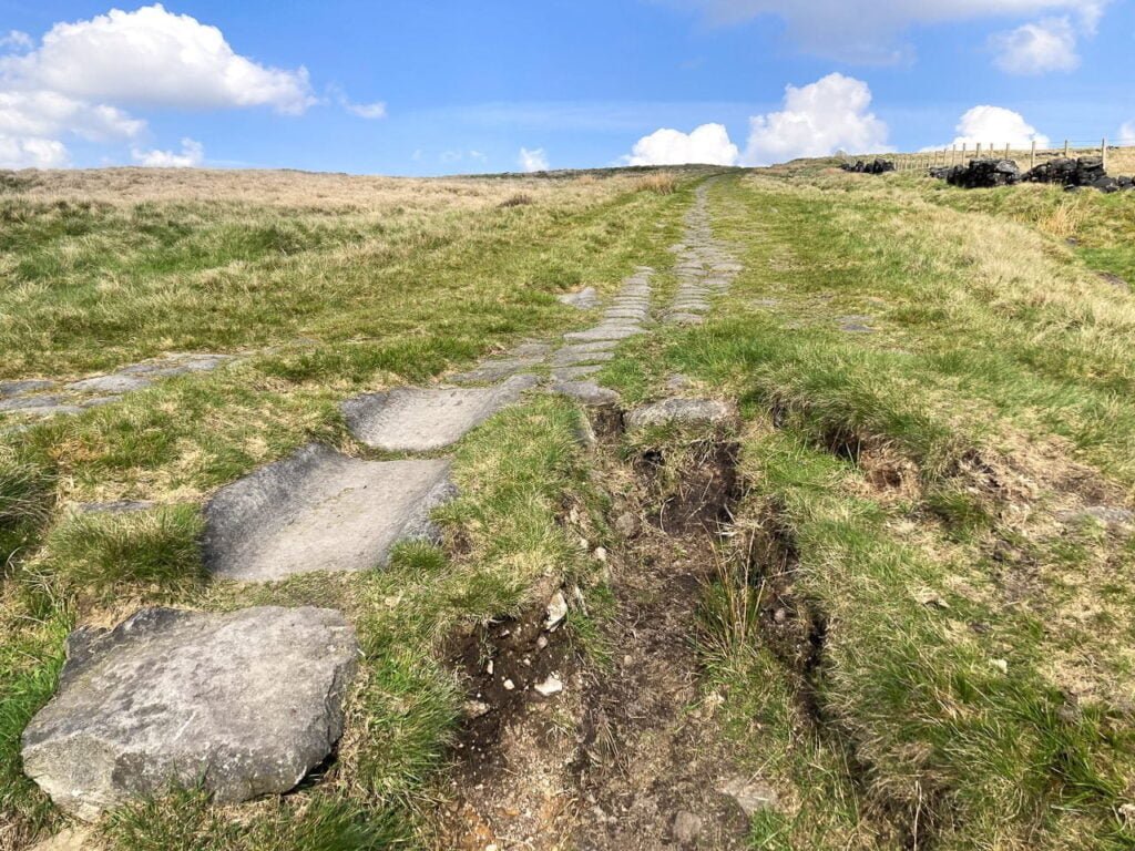 'Roman Road' Blackstone Edge. Copyright Steven Dale 2023. All Rights Reserved. Walking In The Hills Around Littleborough